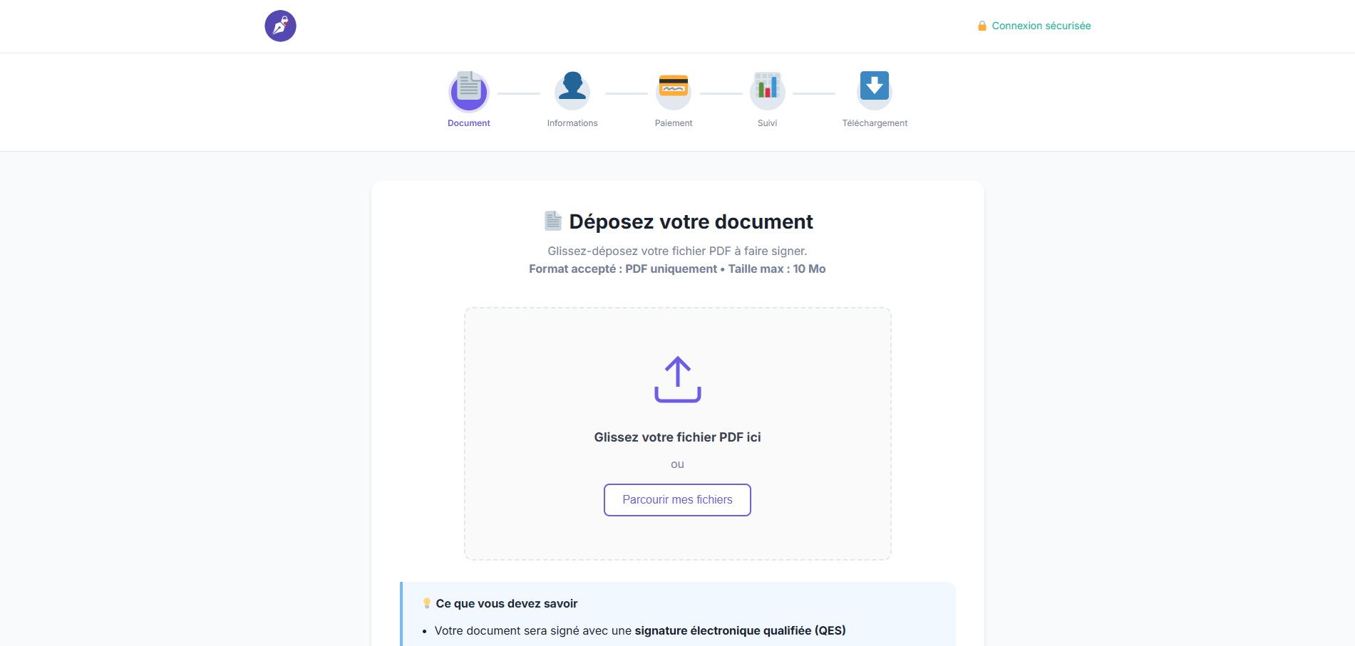 Signature Légale - Tunnel de signature