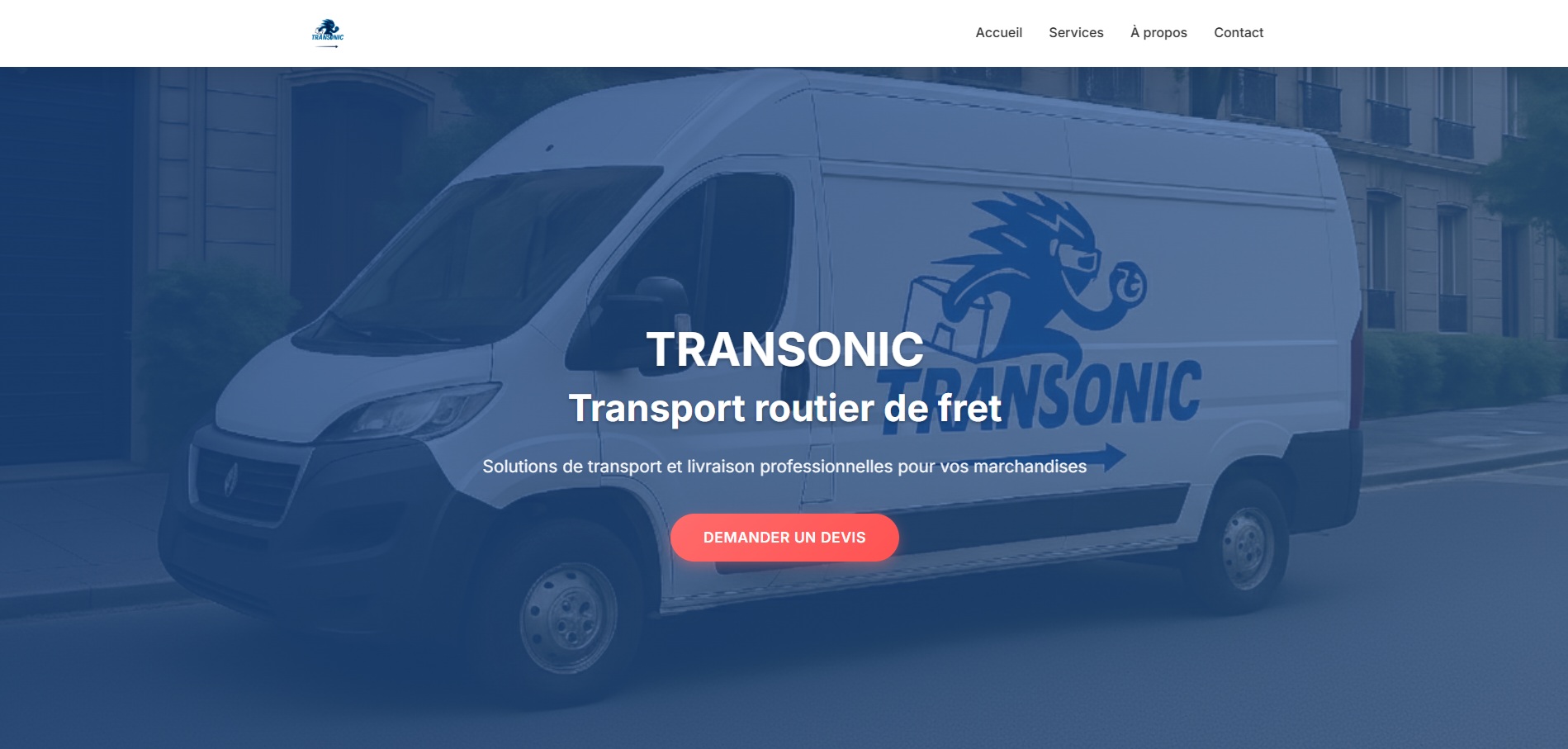 Transonic - Page d'accueil